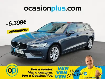 Usado Volvo V60 Momentum 190 CV (139 kW) 2019 Azul Familiar