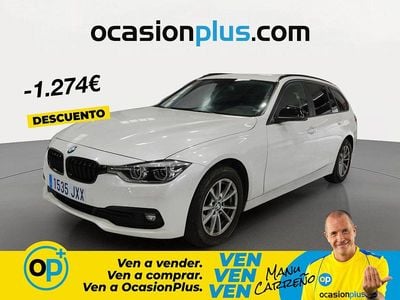 Usado BMW 318 150 CV (110 kW) 2017 Blanco Familiar