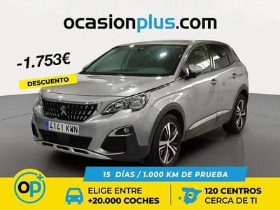 Usado Peugeot 3008 Allure 130 CV (95 kW) 2019 Gris SUV