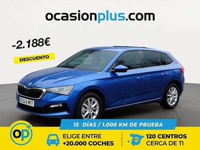 Usado Skoda Scala Ambition 110 CV (80 kW) 2023 Azul Utilitario
