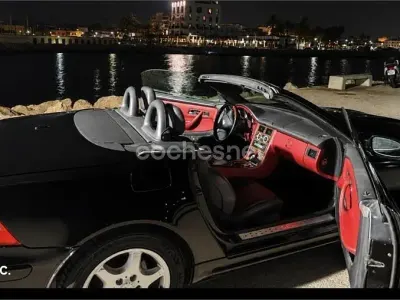 Usado Mercedes SLK230 197 CV (144 kW) 2002 Negro Descapotable