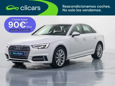 Usado Audi A4 S-Line 150 CV (110 kW) 2018 Blanco Berlina
