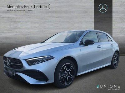 Usado Mercedes A250 AMG line 218 CV (160 kW) 2025 Plata hightech