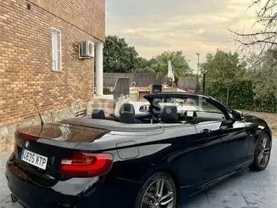 Usado BMW 220 190 CV (139 kW) 2015 Negro Descapotable