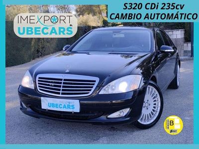 Negro Usado 2008 Mercedes S320 Berlina | 10.900 € (Precio justo)