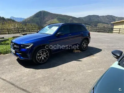 Usado Mercedes GLC300e 306 CV (225 kW) 2020 Azul SUV