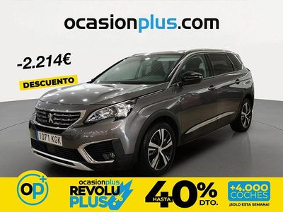 Usado Peugeot 5008 Allure 120 CV (88 kW) 2017 Gris Monovolumen