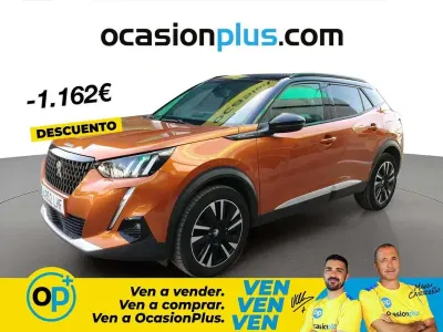 Usado Peugeot 2008 GT-line 131 CV (96 kW) 2020 Naranja SUV