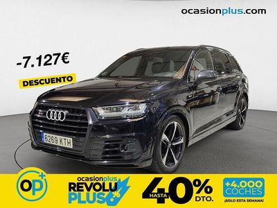 Usado Audi Q7 S-Line 435 CV (319 kW) 2018 Negro SUV