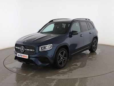 Usado Mercedes GLB200 AMG line 163 CV (119 kW) 2021 Azul SUV