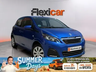 Usado Peugeot 108 Active 72 CV (52 kW) 2021 Azul Berlina