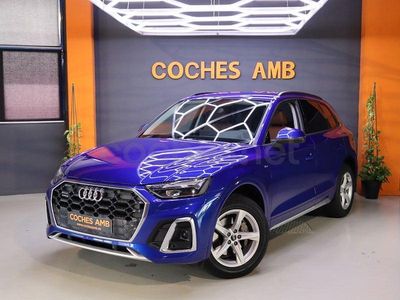 Usado Audi Q5 S-Line 204 CV (150 kW) 2021 Azul SUV