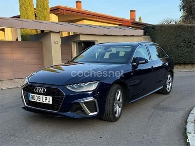 Usado Audi A4 S-Line 163 CV (119 kW) 2021 Azul Familiar