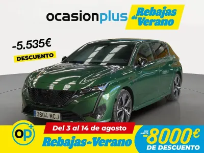 Usado Peugeot 308 GT 130 CV (95 kW) 2022 Verde Berlina