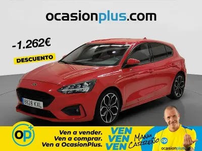 Usado Ford Focus ST-Line 125 CV (91 kW) 2019 Rojo