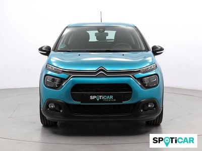 Usado Citroën C3 Feel 83 CV (61 kW) 2021 Azul Utilitario