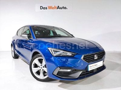 Azul Usado 2021 Seat Leon FR Berlina | 18.890 € (Precio justo)