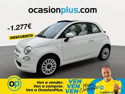 Usado Fiat 500 Lounge 69 CV (50 kW) 2019 Blanco Descapotable