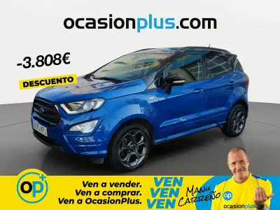 Usado Ford Ecosport ST-Line 140 CV (102 kW) 2018 Azul SUV