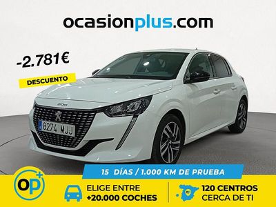 Usado Peugeot 208 Allure 100 CV (73 kW) 2023 Blanco Utilitario