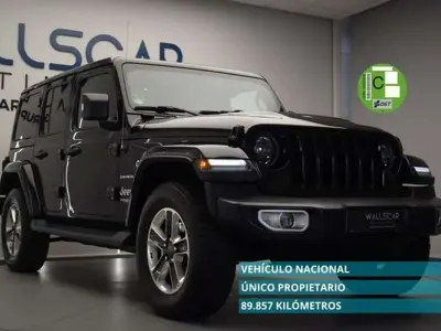 Usado Jeep Wrangler Sahara 199 CV (146 kW) 2019 Negro SUV