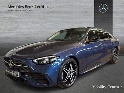 Azul sodalita Usado 2025 Mercedes C200 AMG line Berlina | 43.900 € (Buen precio)