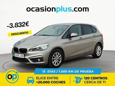 Gris plata Usado 2016 BMW 218 Active Tourer Monovolumen | 11.658 € (Buen precio)