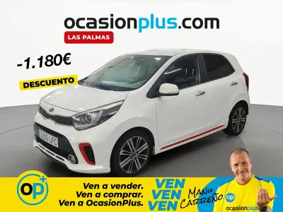 Usado Kia Picanto GT-Line 100 CV (73 kW) 2020 Blanco Utilitario