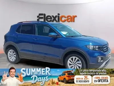 Usado VW T-Cross Advance 110 CV (80 kW) 2022 Azul SUV