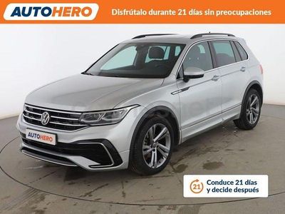 Usado VW Tiguan R-line 150 CV (110 kW) 2021 Gris SUV