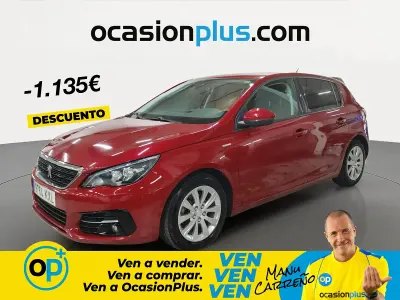 Usado Peugeot 308 Style 130 CV (95 kW) 2019 Rojo Berlina