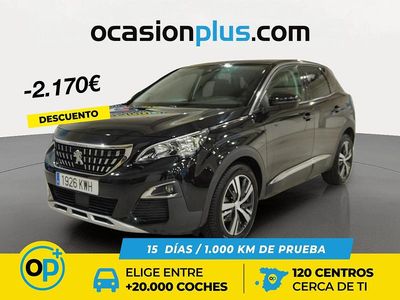 Brugt Peugeot 3008 Allure 130 HK (95 kW) 2019 Sort Pickup / Ladvogn