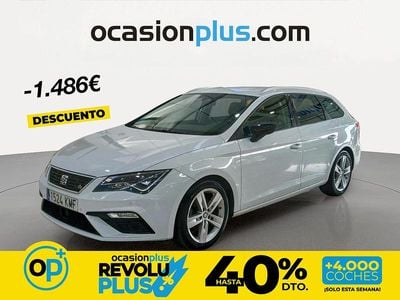 Usado Seat Leon FR 150 CV (110 kW) 2018 Blanco Familiar