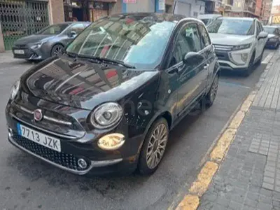 Usado Fiat 500 Lounge 69 CV (50 kW) 2017 Negro Berlina