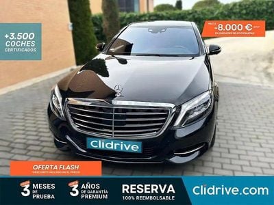 Usado Mercedes S350 258 CV (189 kW) 2014 Negro Berlina