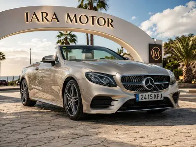 Usado Mercedes E220 194 CV (142 kW) 2018 Gris / plata Descapotable