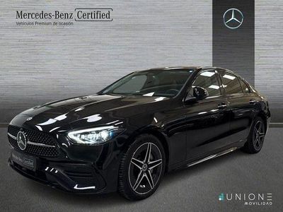 Negro obsidiana Usado 2024 Mercedes C300e AMG line | 54.300 € (Un poco caro)