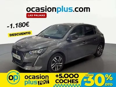 Usado Peugeot 208 Allure 102 CV (75 kW) 2023 Gris Utilitario
