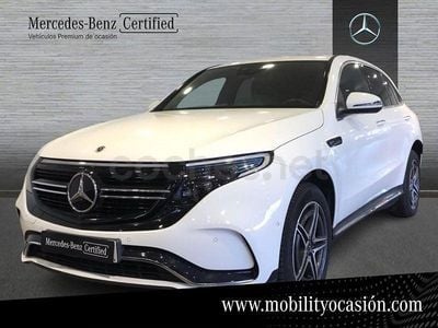 Usado Mercedes EQC400 AMG line 300 kW (408 CV) 2021 Blanco polar SUV
