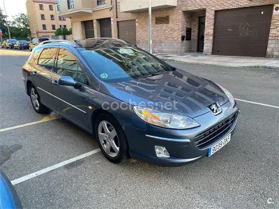 Usado Peugeot 407 Sport 136 CV (100 kW) 2008 Gris / plata Familiar