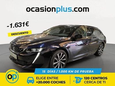 Usado Peugeot 508 GT-line 130 CV (95 kW) 2020 Azul Familiar