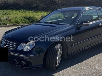 Usado Mercedes CLK500 Elegance 306 CV (225 kW) 2004 Azul Coupe
