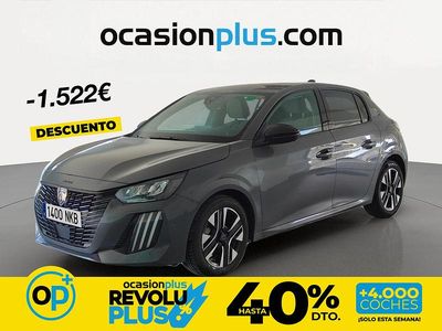 Usado Peugeot 208 Allure 100 CV (73 kW) 2024 Gris Utilitario