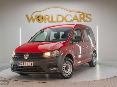 Usado VW Caddy 102 CV (75 kW) 2020 Rojo Monovolumen