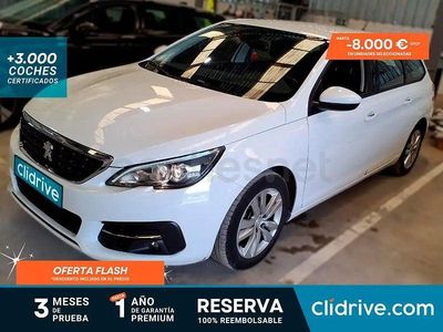 Usado Peugeot 308 SW Active 130 CV (95 kW) 2021 Blanco Familiar