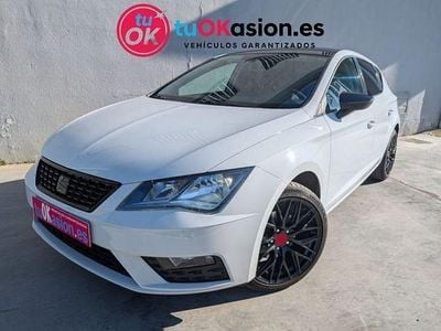 Usado Seat Leon Style 116 CV (85 kW) 2018 Blanco Berlina