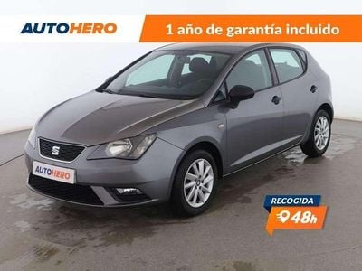 Usado Seat Ibiza Reference 90 CV (66 kW) 2015 Gris / plata Berlina