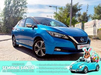 Usado Nissan Leaf Tekna 110 kW (150 CV) 2020 Azul Utilitario