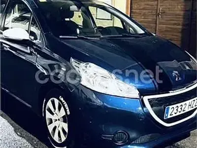 Usado Peugeot 208 Access 68 CV (50 kW) 2014 Azul Utilitario