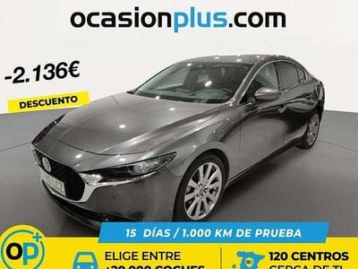 Usado Mazda 3 122 CV (89 kW) 2019 Gris Berlina
